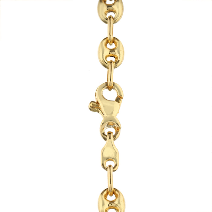 18K Yellow Gold Mariner Smooth Link 31in Chain
