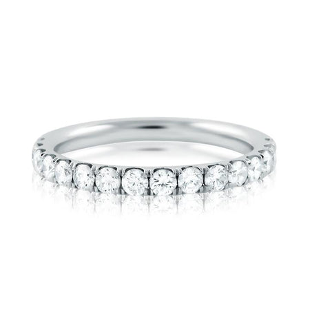 scoop micro pave cut down mushroom diamond setting